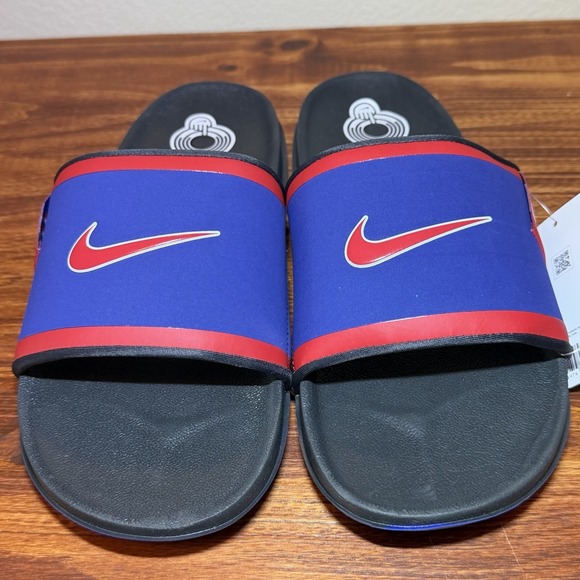 Nike Texas Rangers Mens Size 11 Offcourt Slides Sandals MLB Slip-On FN4456-400